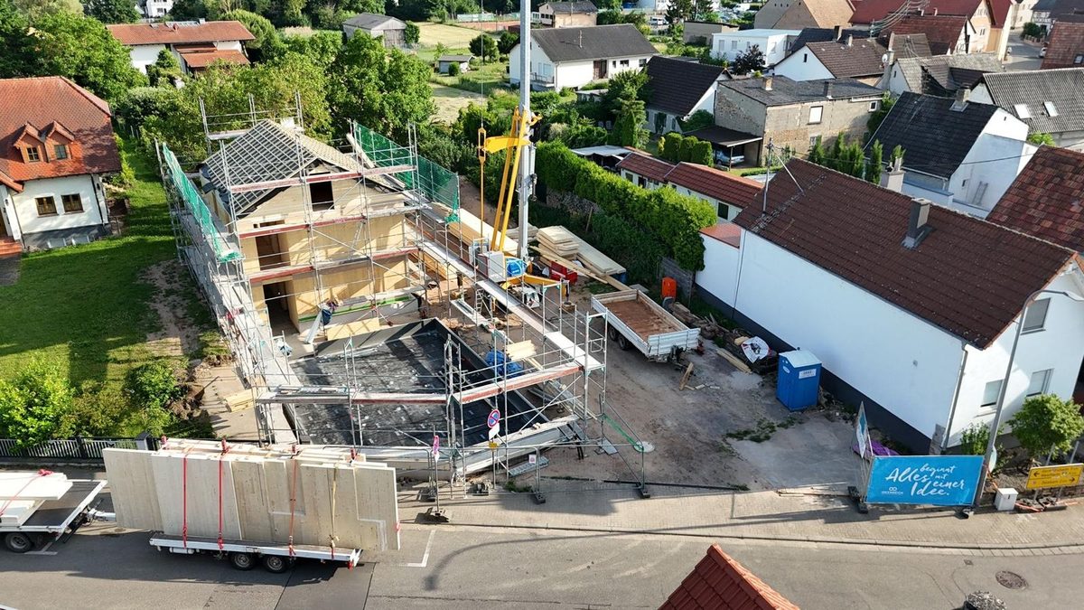 Neubau Holzrahmenbau Lustadt